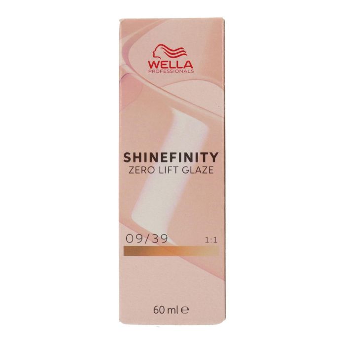 Wella Shinefinity 09/39 Rubio Muy Claro Dorado Cendré 60ml - Color Demi-Permanente Brillo Cristalino
