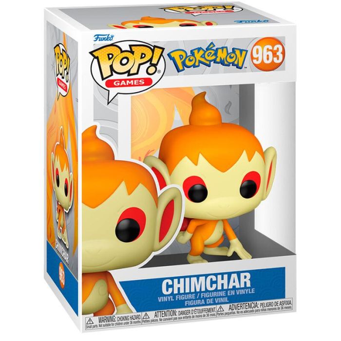 Funko Pop Pokemon Chimchar 70925 - Figura de vinilo de 9 cm 1 Funko Pop Pokemon Chimchar 70925 - Figura de vinilo de 9 cm 1