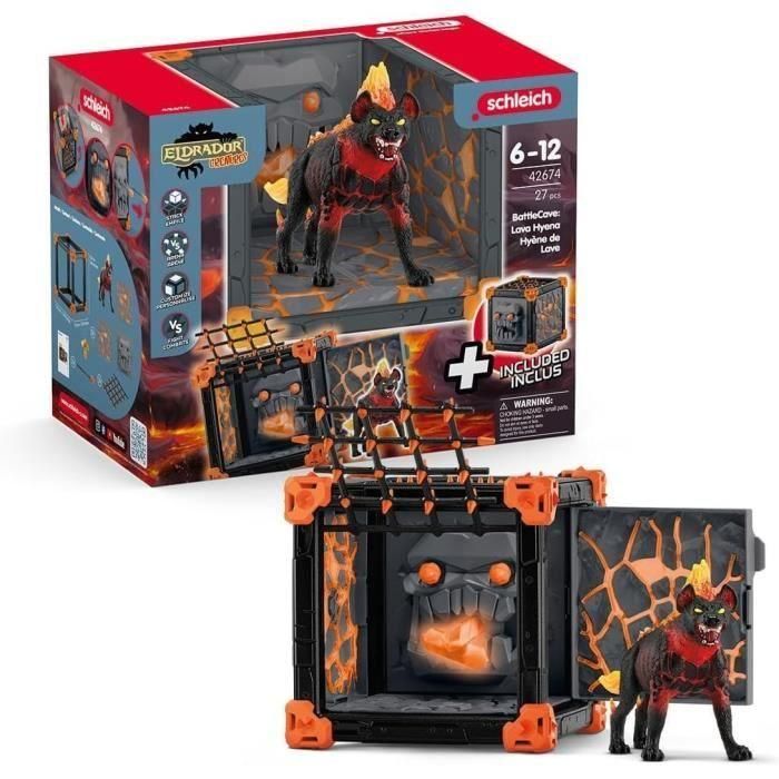 BattleCave Lava Hyena, Arena Expansion, SCHLEICH 42674 Eldrador Creatures, 7 años BattleCave Lava Hyena, Arena Expansion, SCHLEICH 42674 Eldrador Creatures, 7 años