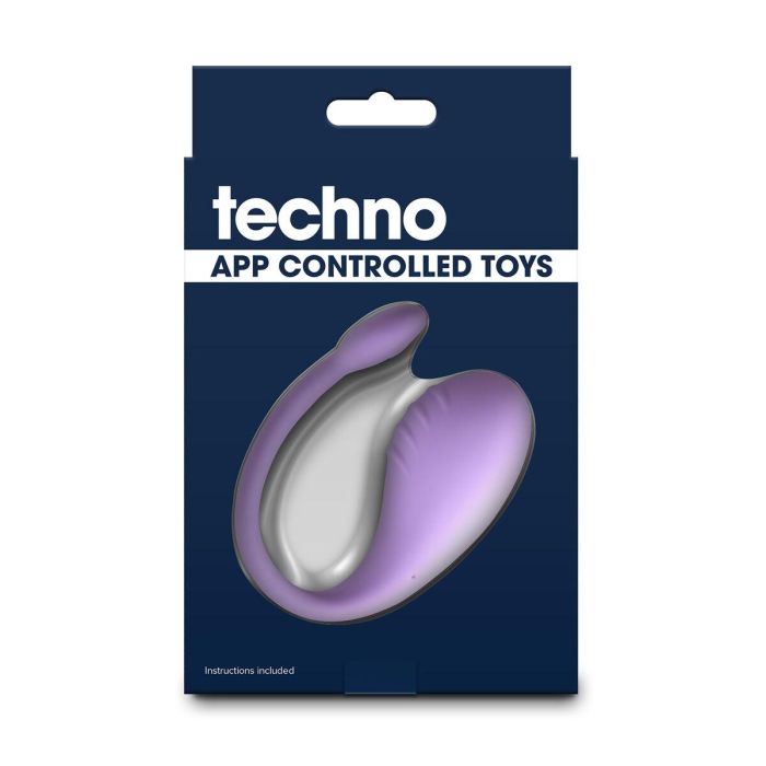 Huevo Vibrador NS Novelties Techno Rave Morado 2 Huevo Vibrador NS Novelties Techno Rave Morado 2