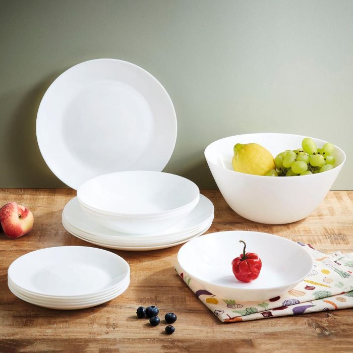 Luminarc Ensaladera Zelie Vidrio Blanco 24 cm 3