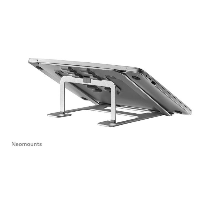 Neomounts NSLS085SILVER Soporte para portátil 10-17" - plegable - compacto - universal, Plata, Aluminio, 25,4 cm (10"), 43,2 cm (17"), 254 - 431,8 mm (10 - 17") 13