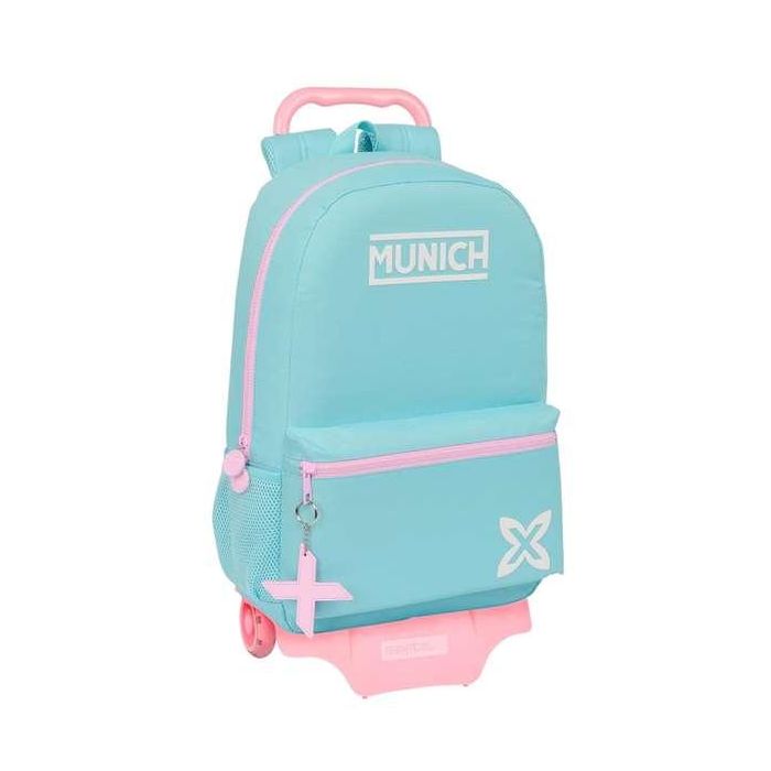 Safta 758 905 Mochila Escolar con Carro Munich Heaven 460x300x140 mm 0 Safta 758 905 Mochila Escolar con Carro Munich Heaven 460x300x140 mm 0