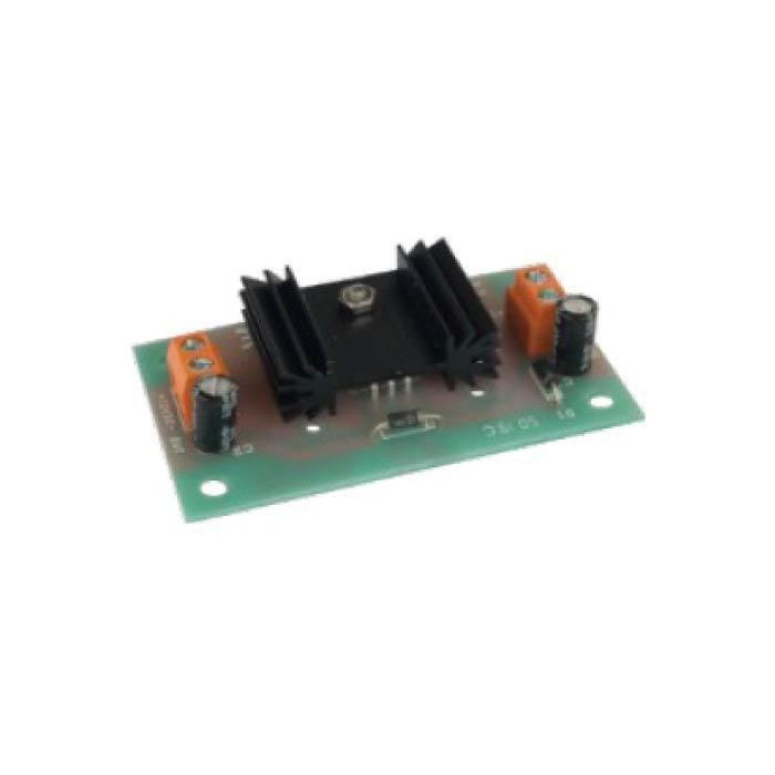 GO Convertidor de Voltaje 24V a 12V Tipo Placa, para Sistemas de Seguridad y Alarma, 0.5Ah