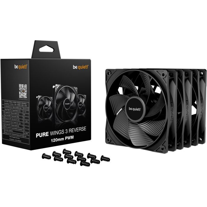 be quiet! Pure Wings 3 Reverse 3-Pack 120mm PWM 2