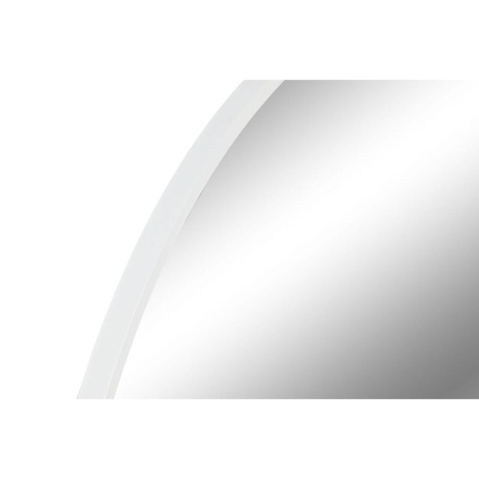 Espejo de pared Home ESPRIT Blanco Metal Espejo Moderno 100 x 2 x 100 cm 3 Espejo de pared Home ESPRIT Blanco Metal Espejo Moderno 100 x 2 x 100 cm 3