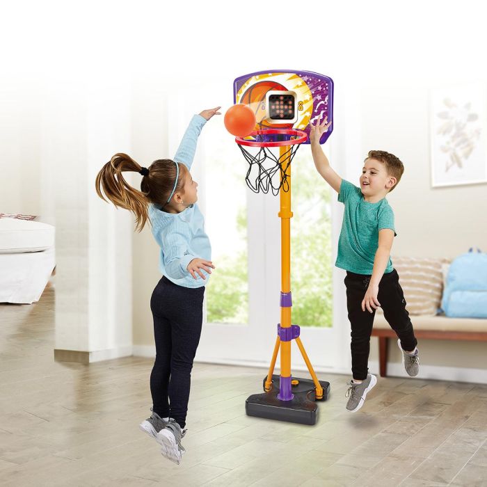 V-Tech 80-571422 Canasta de Baloncesto con Pantalla Electrónica, 3 Modos de Juego, Ajustable 88-120cm, Plegable, +3 años 4 V-Tech 80-571422 Canasta de Baloncesto con Pantalla Electrónica, 3 Modos de Juego, Ajustable 88-120cm, Plegable, +3 años 4