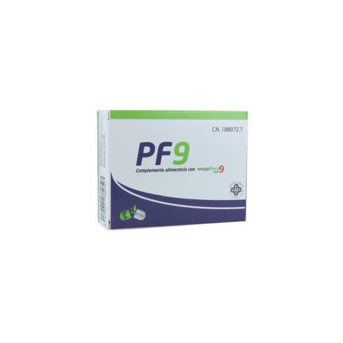 BESIBZ Pf9 Probiótico Intestinal 60 Cápsulas con 8 Cepas Bacterianas Apoyo Normal Intestino