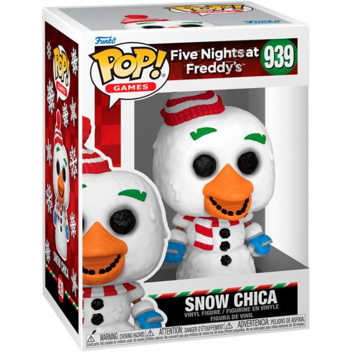 Figura POP Five Nights at Freddys Holiday Snow Chica 1
