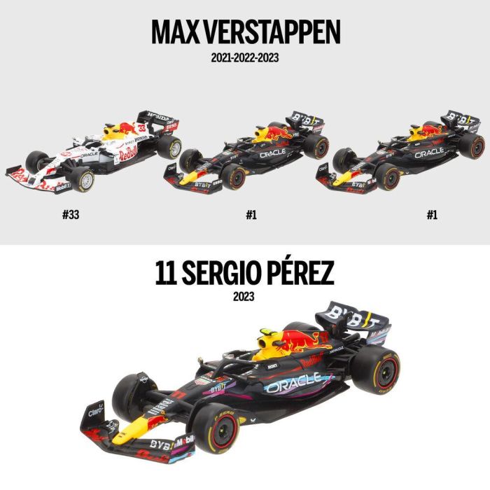 Blister 4 coches F1 Red Bull metal 1 Blister 4 coches F1 Red Bull metal 1