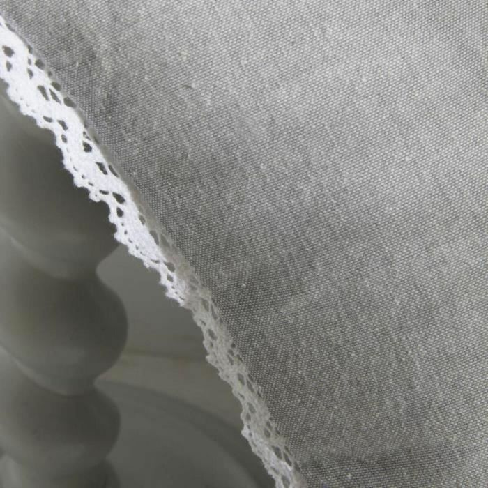Cojín - HOY - CHARME - Chambray x Dentelle Capucine - 40 x 40 cm 3 Cojín - HOY - CHARME - Chambray x Dentelle Capucine - 40 x 40 cm 3