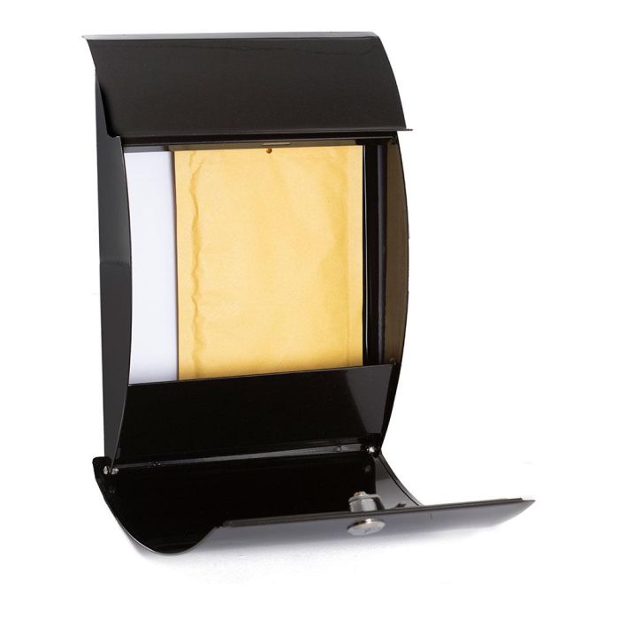 Arregui Buzón Galán Exterior Acero Negro 21 x 7,5 x 29 cm 2