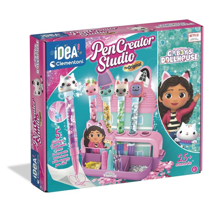 Clementoni Gabby18203 Laboratorio de Bolígrafos La casa de muñecas de Gabby para crear bolígrafos personalizados