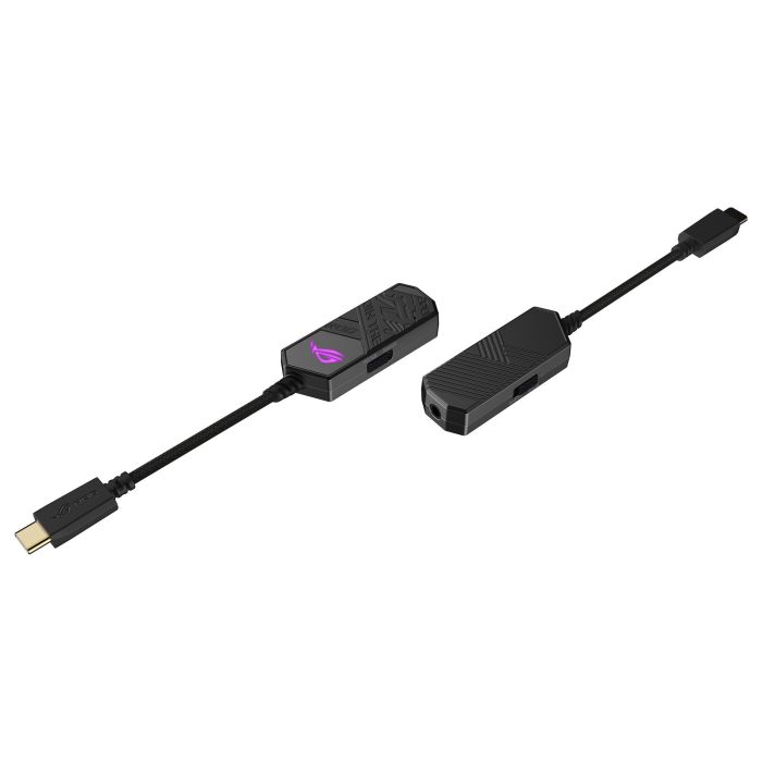 ASUS ROG Clavis Adaptador de Micrófono con Cancelación de Ruido IA para PC, MAC, PlayStation 4, PlayStation 5, Nintendo Switch 5