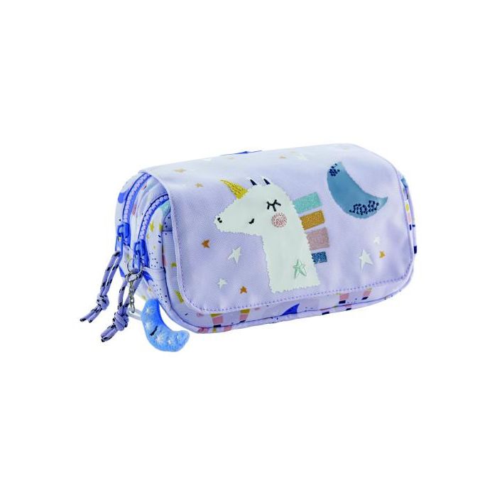 Miquelrius Estuche Portatodo Doble Tapa Reciclado Unicornio MR19267