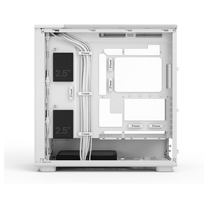 Fractal Design Epoch XL TG Clear Torre PC Blanco con Ventana Lateral