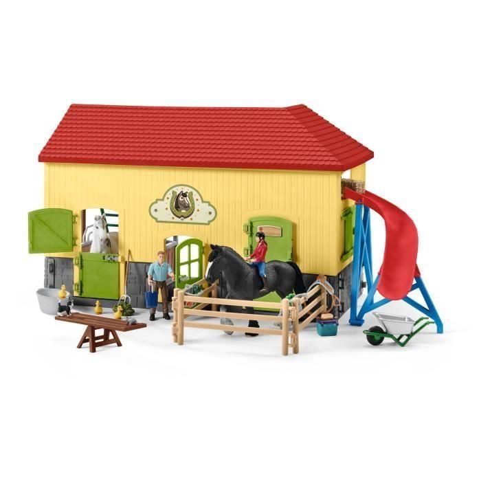 Schleich SCH342485 Estable de Juguete 42485 para Animales de Granja - Colección Mundo Agrícola 5