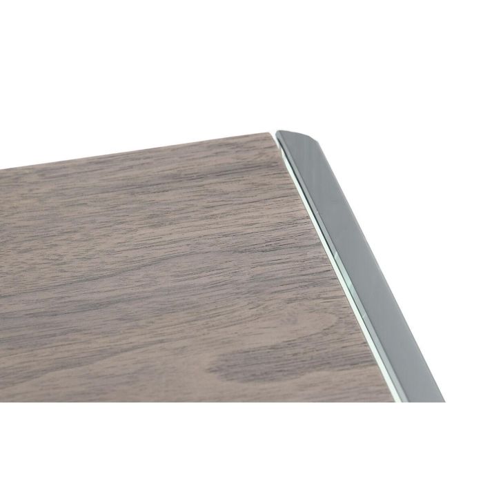 Consola DKD Home Decor Marrón Transparente Cristal Nogal Madera MDF 160 x 45 x 80 cm 4