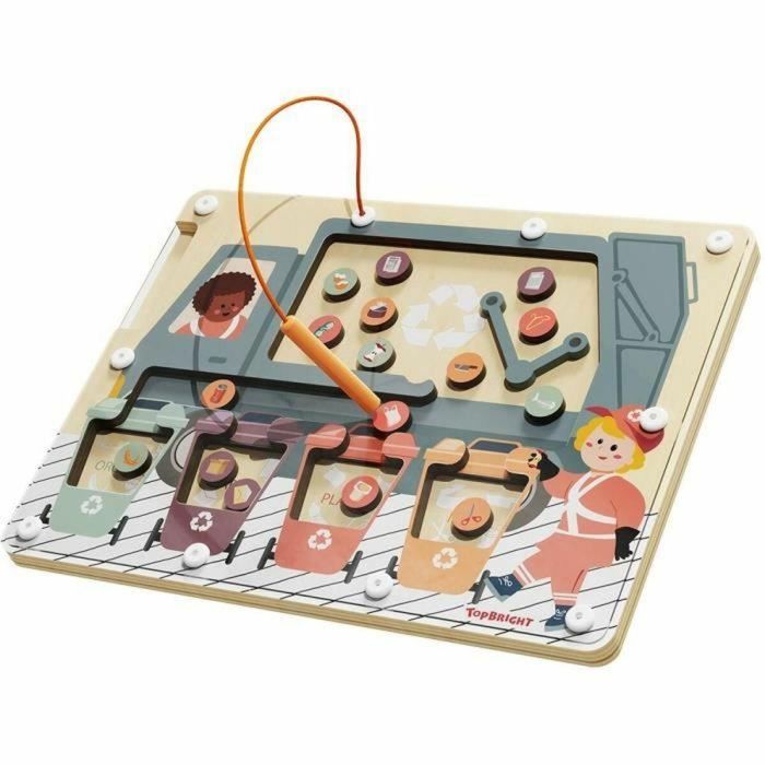 Top Bright Laberinto Magnético Clasificador de Residuos para Niños 3+ Años | Juego Educativo para Reciclar y Aprender Colores 0 Top Bright Laberinto Magnético Clasificador de Residuos para Niños 3+ Años | Juego Educativo para Reciclar y Aprender Colores 0