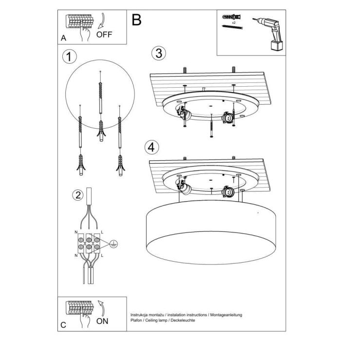 Lámpara de Techo "Arena" [SOL-SL.0919] 4