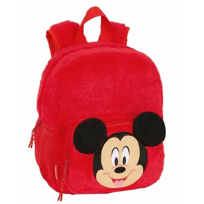 Mochila Escolar Mickey Mouse Rojo 22 x 27 x 10 cm