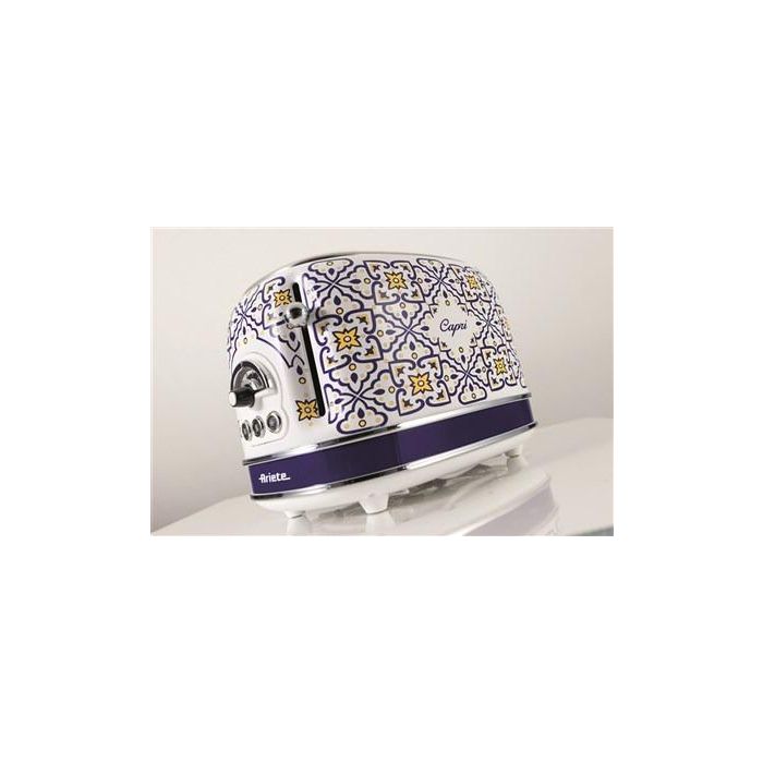 Ariete 155 CAPRI Tostador 2 Ranuras con Selector 6 Niveles de Tueste, Descongelar, Recalentar y Cancelar 1 Ariete 155 CAPRI Tostador 2 Ranuras con Selector 6 Niveles de Tueste, Descongelar, Recalentar y Cancelar 1