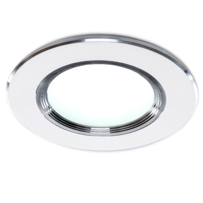 Foco Downlight LED 5W 400Lm 6000ºK Aro Plateado 40.000H [PCE-DL5W-P-CW] 1
