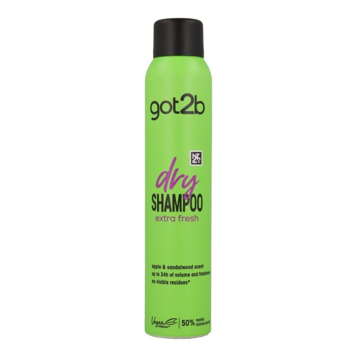 Got2B Schwarzkopf Champú Seco Extra Fresh - Elimina el exceso de grasa, 200 ml