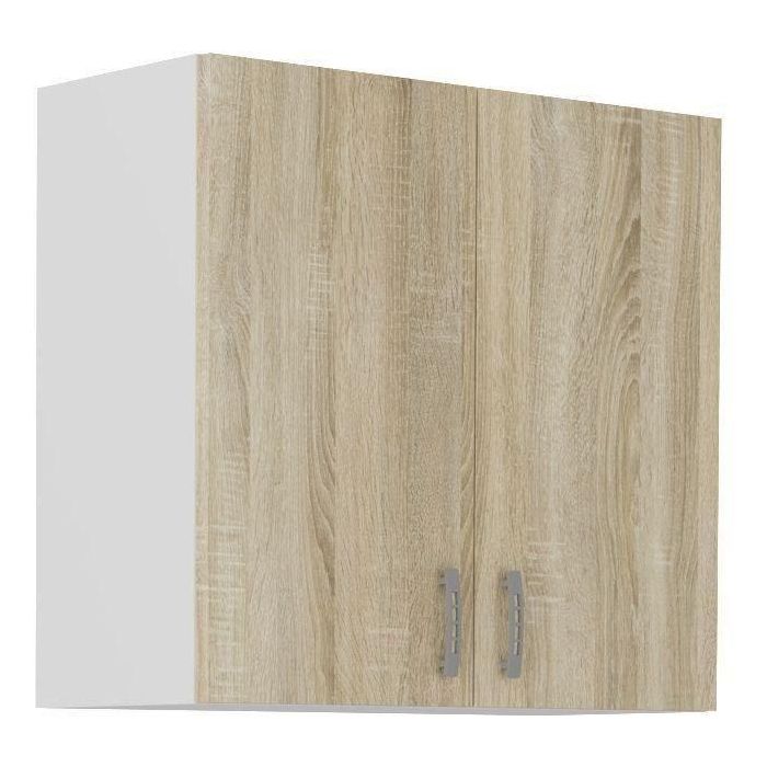 Armario Alto SARA 80G 2 Puertas Roble Sonoma L80xP31xH71,5 cm Hecho en Polonia