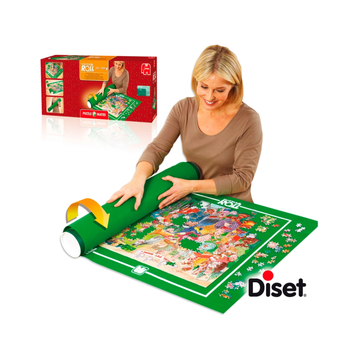 Goula Tapete Enrollable para Puzles de 500 a 2000 Piezas con Tubo para Guardar 1 Goula Tapete Enrollable para Puzles de 500 a 2000 Piezas con Tubo para Guardar 1