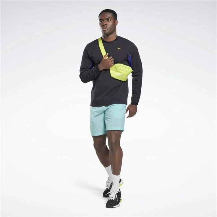 Camiseta de Manga Larga Hombre Reebok Les Mills Negro 1 Camiseta de Manga Larga Hombre Reebok Les Mills Negro 1