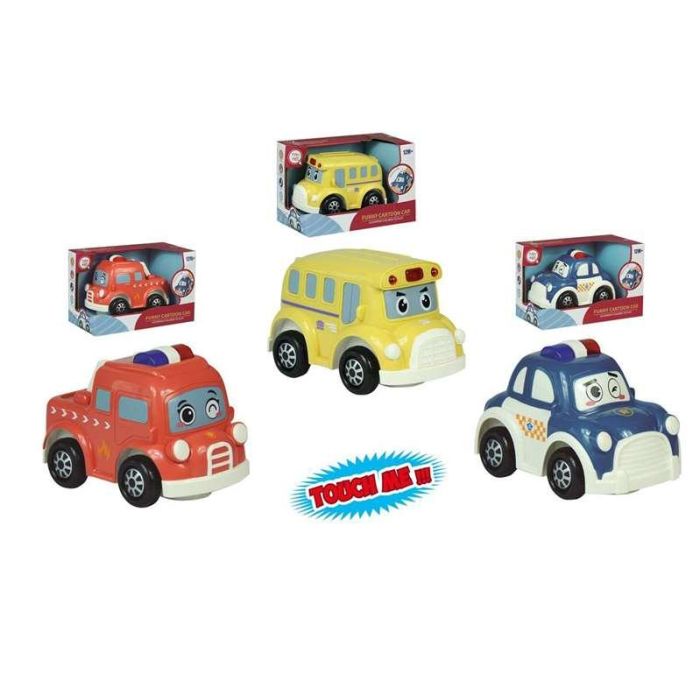 Coche infantil, policía, bombero y autobús con sonidos, 22x11x14cm - modelos surtidos 6 Coche infantil, policía, bombero y autobús con sonidos, 22x11x14cm - modelos surtidos 6