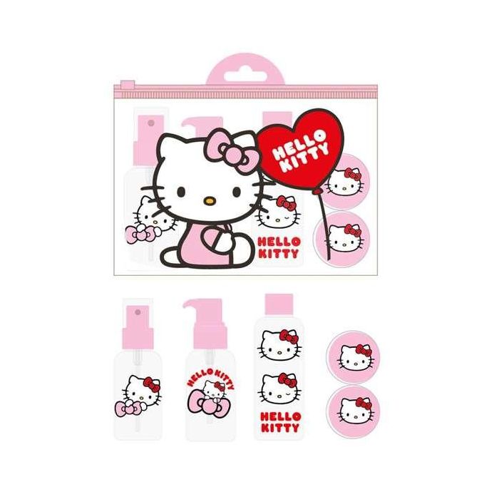 Cerdá Set de Cuidado Personal Hello Kitty para Viaje, Color Rosa, Edad 3+ Años