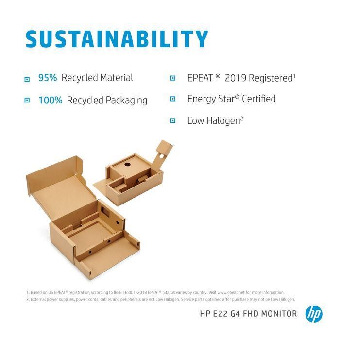 HP E22 G4 FHD Monitor 13