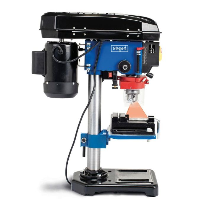 SCHEPPACH - Taladro de columna 16 mm 500W con láser cruzado y tornillo incluido - DP16VLS 2
