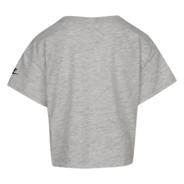 Camiseta de Manga Corta Infantil Nike Knit Gris 1 Camiseta de Manga Corta Infantil Nike Knit Gris 1