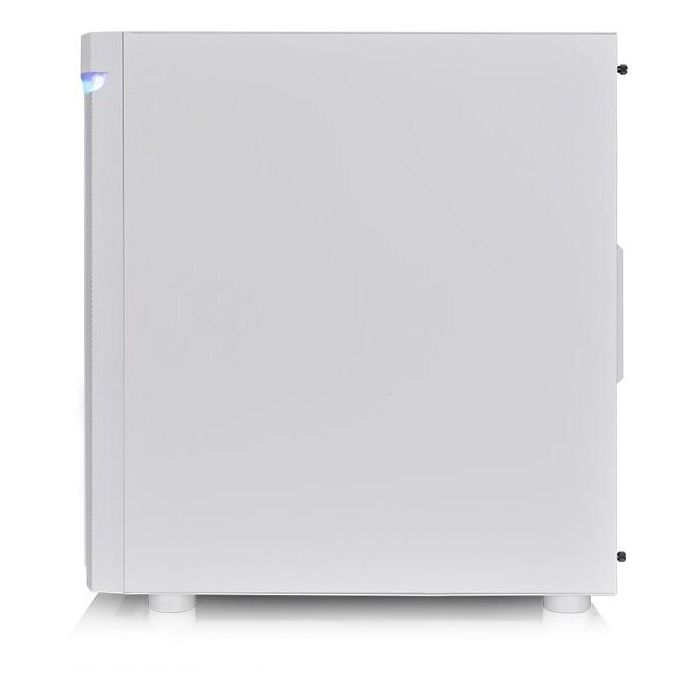 Thermaltake H590 TG ARGB Snow White Caja Midi Tower PC Blanco con Iluminación ARGB y Panel de Vidrio Templado 3