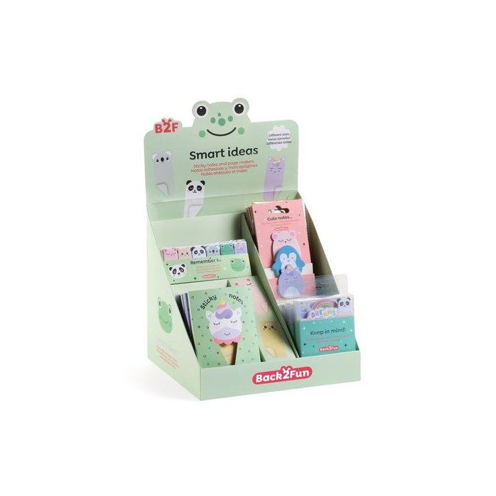 Notas Adhesivas Y Marcapaginas Surtido Expositor De 24 3X Notas Adhesivas Unicornio 3X Notas Adhesivas Ranita 6X Blocs Notas Adhesivas Dreams 6X Marcapaginas Adhesivos Little Pets 3X Mininotas Adhesivas Happy 3X Mininotas Adhesivas Joy Notas Adhesivas Y Marcapaginas Surtido Expositor De 24 3X Notas Adhesivas Unicornio 3X Notas Adhesivas Ranita 6X Blocs Notas Adhesivas Dreams 6X Marcapaginas Adhesivos Little Pets 3X Mininotas Adhesivas Happy 3X Mininotas Adhesivas Joy