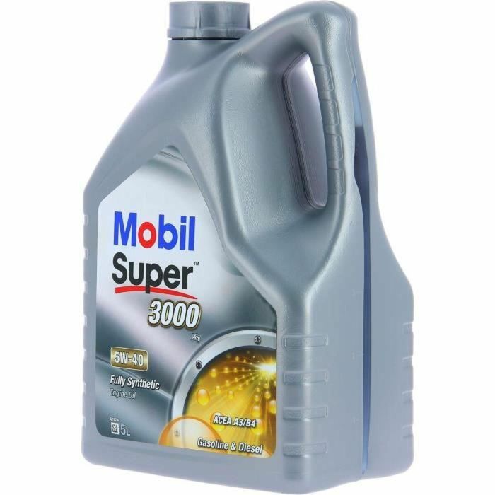 Contenedor de aceite de motor - MOBIL - S3000 5W40 - 5 L - 4 estaciones 1