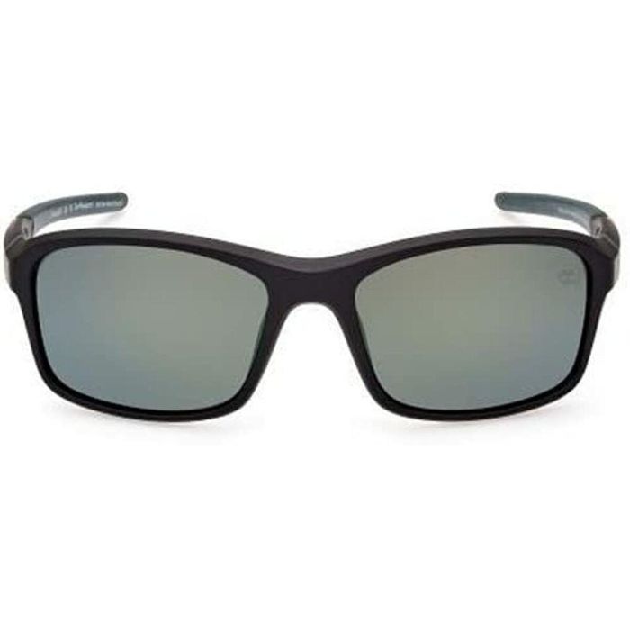 Timberland TB9293 02R Gafas de Sol Polarizadas para Hombre Rectangulares Matte Black 145 mm