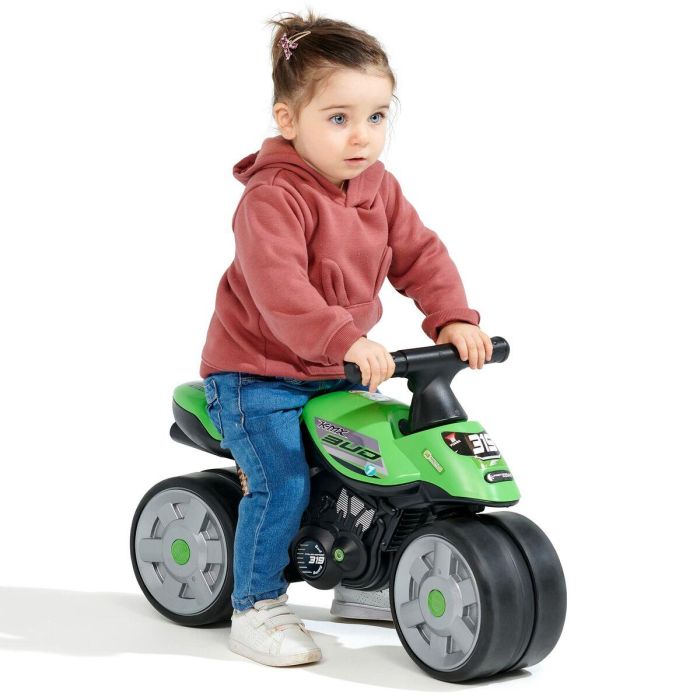 Falk Bicicleta sin pedales Baby Moto Team Bud Racing Draisienne, ruedas silenciosas, manillar direccional, para niños 1-3 años 2 Falk Bicicleta sin pedales Baby Moto Team Bud Racing Draisienne, ruedas silenciosas, manillar direccional, para niños 1-3 años 2
