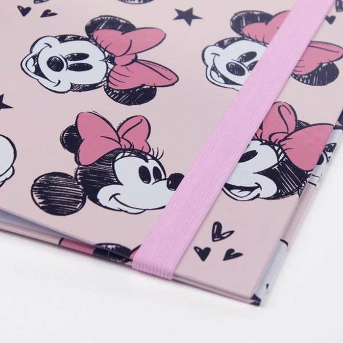 Carpeta de anillas Minnie Mouse Blanco Multicolor A4 3