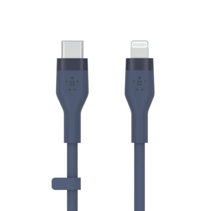 Belkin CAA009BT1MBL Cable USB-C a Lightning de Silicona 1m Azul