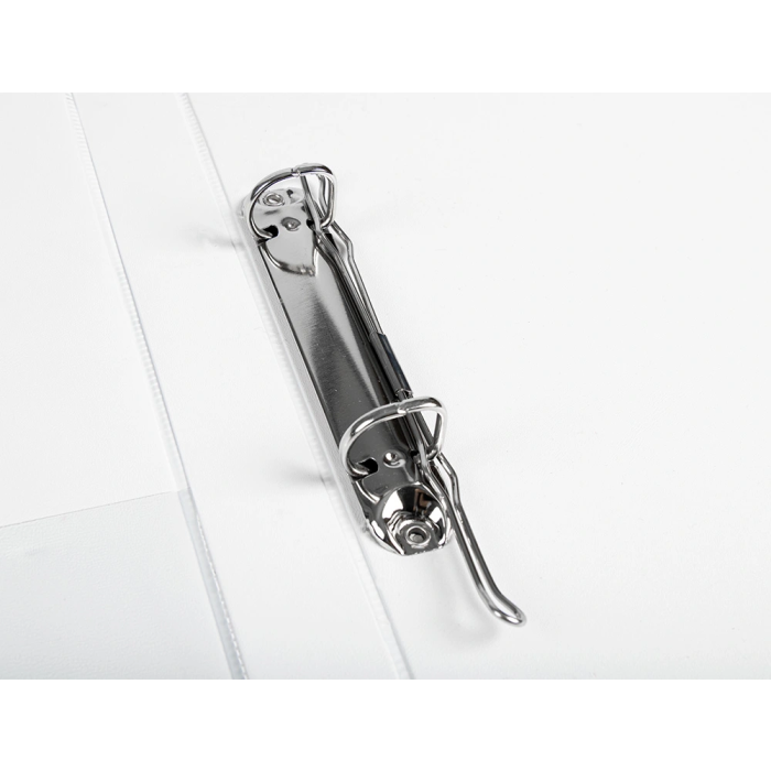 Liderpapel Carpeta canguro 2 anillas mixtas 16mm A4 plástico color blanco 9