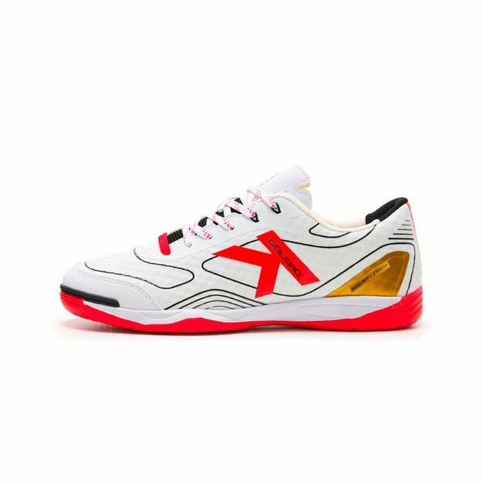Zapatillas Deportivas Hombre Kelme Goleiro Blanco Rojo 3