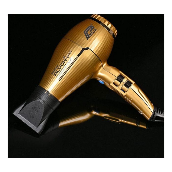 Parlux Alyon Secador de Pelo Profesional 2250W, Motor Larga Duración, 2 Vel/4 Temp, Golpe Frío, Ligero y Ergonómico, Color Oro 2 Parlux Alyon Secador de Pelo Profesional 2250W, Motor Larga Duración, 2 Vel/4 Temp, Golpe Frío, Ligero y Ergonómico, Color Oro 2