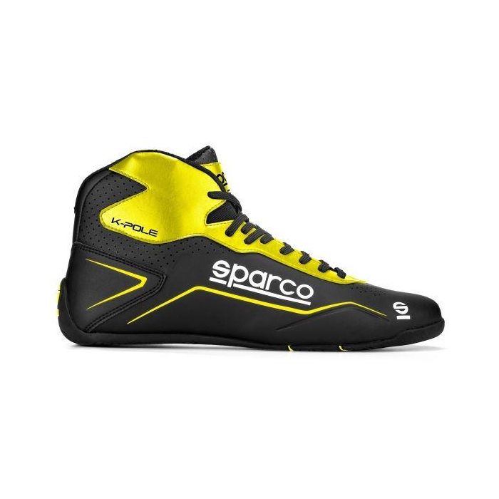 Sparco Kart Zapatillas K-Pole Talla 43 Negro-Amarillo S00126943NRGF 0 Sparco Kart Zapatillas K-Pole Talla 43 Negro-Amarillo S00126943NRGF 0