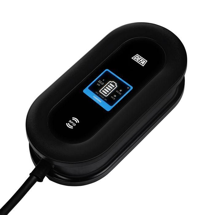 DEFA Smart 22kW Estación de Carga con Soporte de Pared y Cable de 6m
