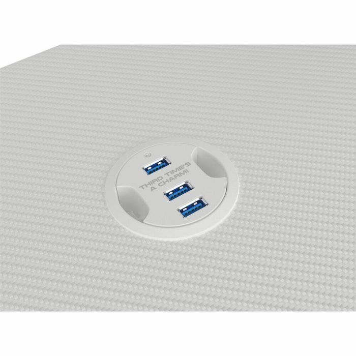 Mesa de Escritorio Gaming Gaming Genesis NDS-1802 Blanco 3