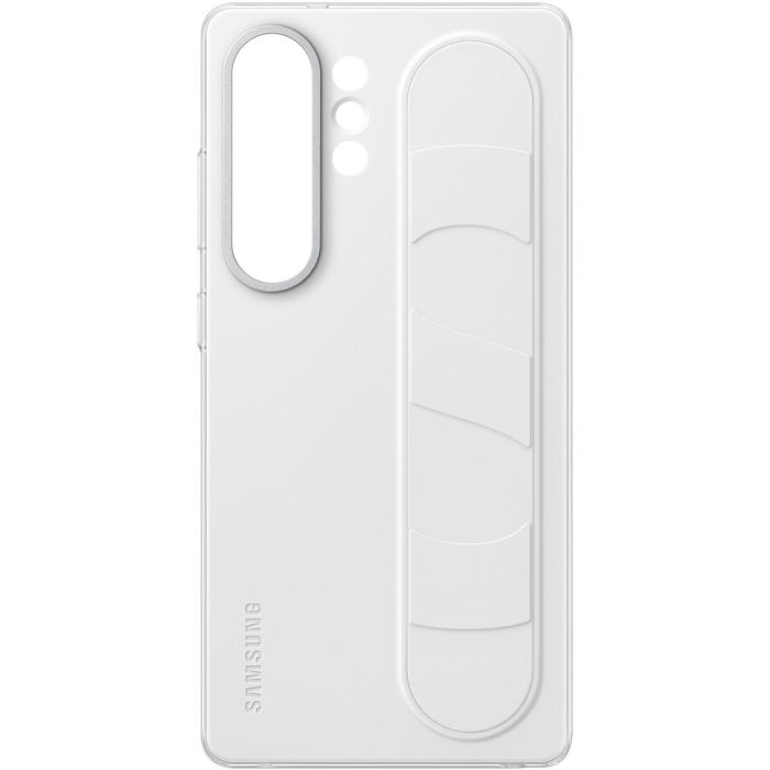 Samsung EF-GS938CWEGWW Funda Standing Grip para Galaxy S25 Ultra Blanco - Soporte de sobremesa - Fácil aplicación 4